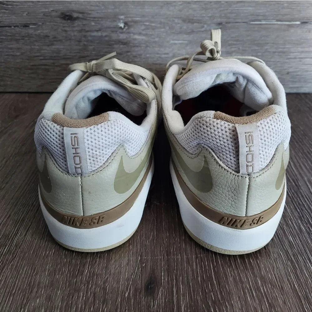 Nike SB Ishod Wair Premium Skate Shoes Varsity Stone Khaki Mens 11
